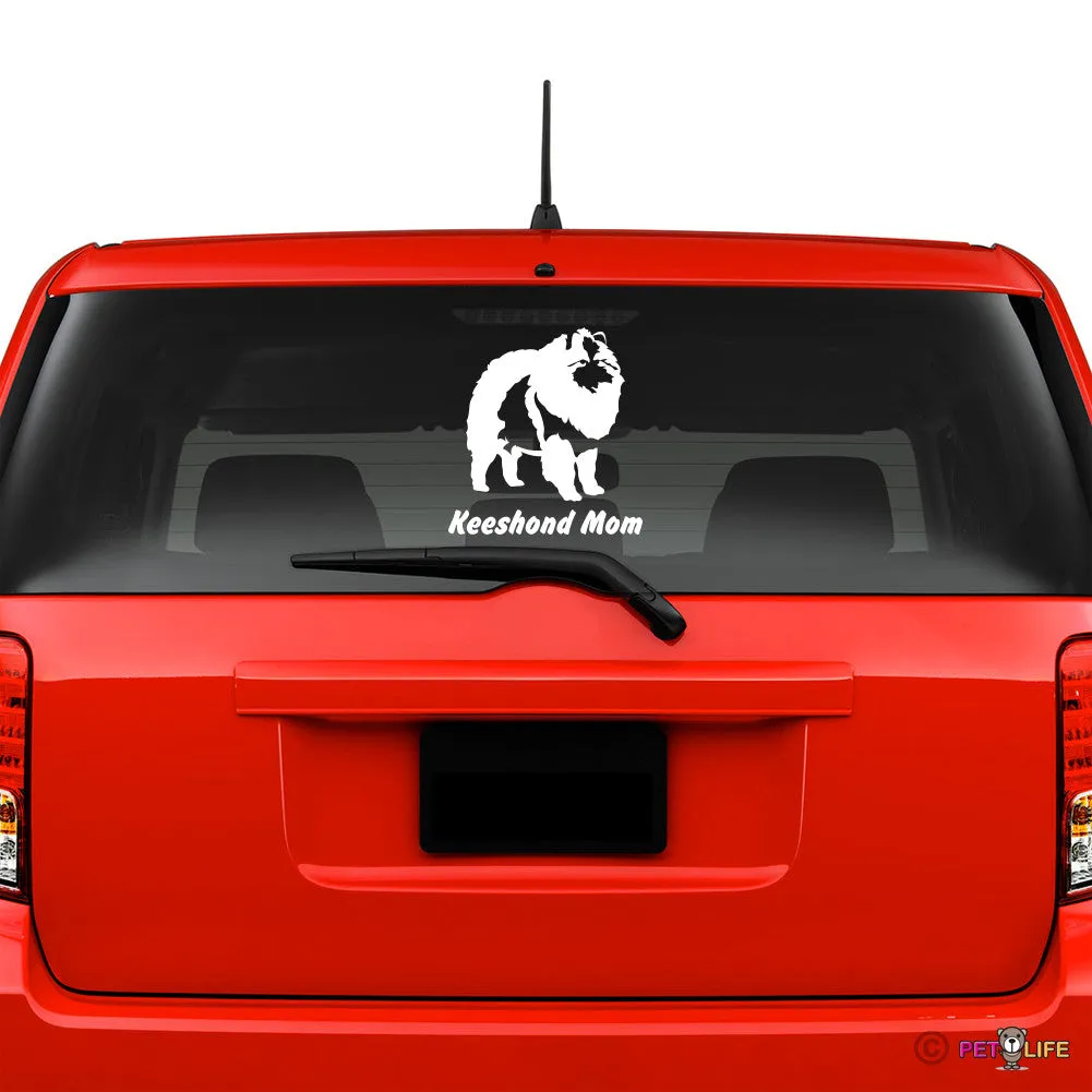 Keeshond Mom Sticker