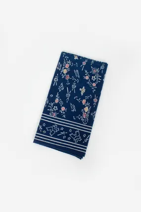 Khadi Bandana Dark Indigo