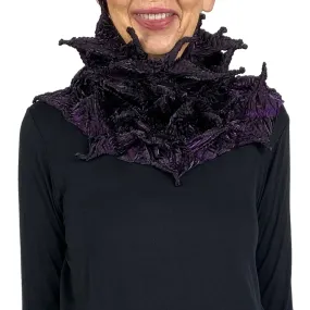 LARGE TWO-TONE BAI SHIBORI NECK PIECE