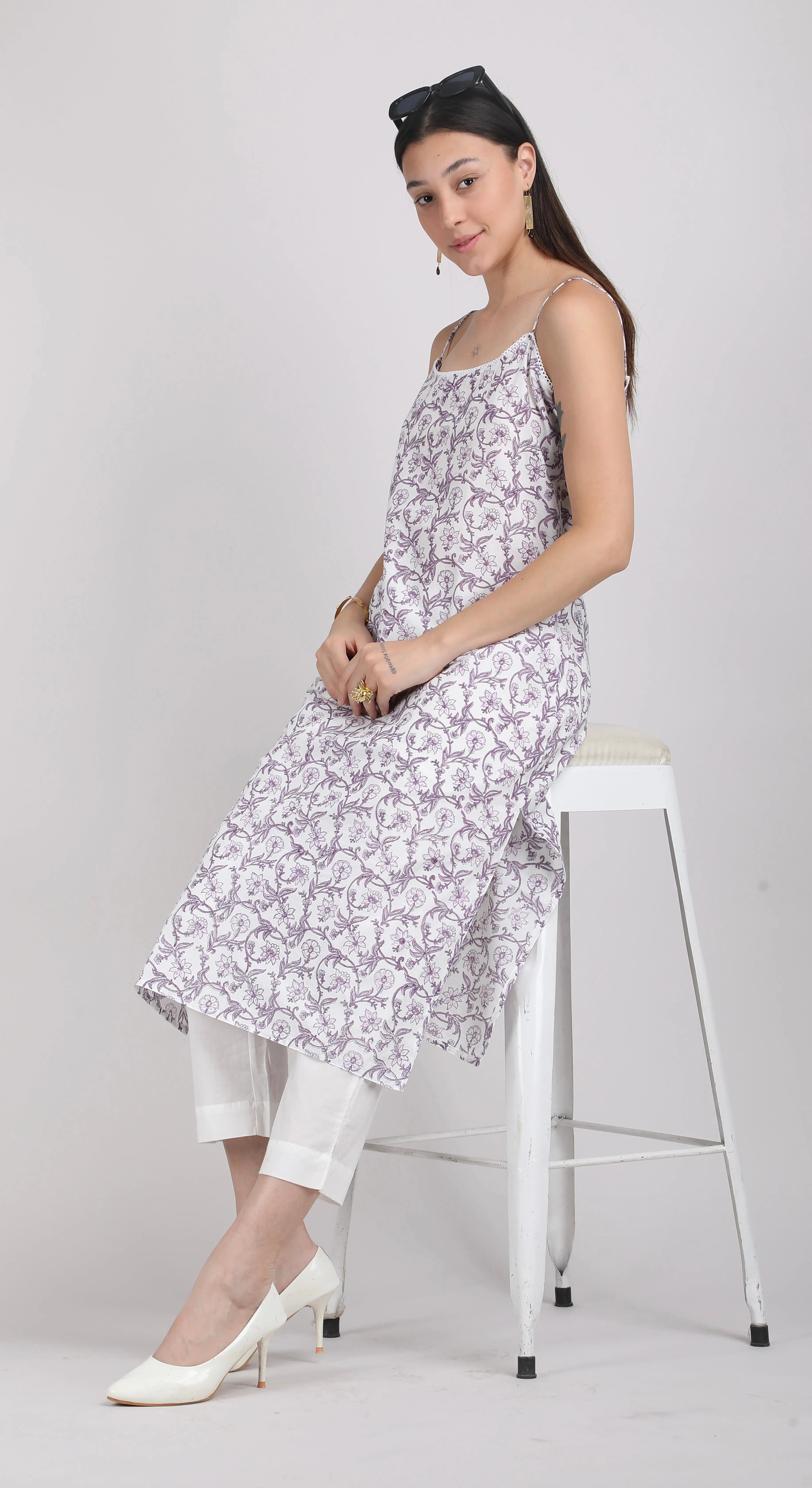 Lavender Kurta with pants