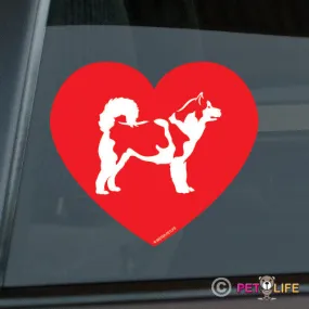 Love Alaskan Malamute Sticker