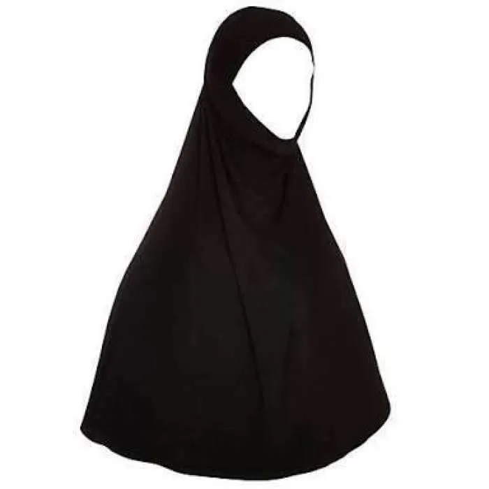 Milk Silk Al Amira Two Piece Hijab - Black