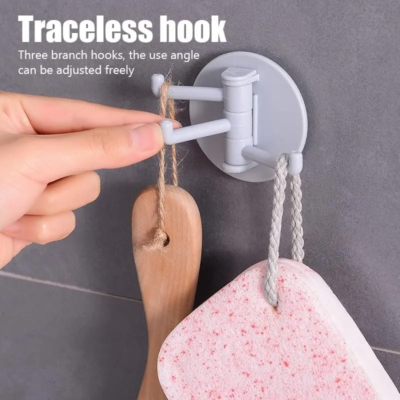 Multifunctional Hook Wall Hooks Hangers Self Adhesive Hanging Rack Holder Suction for Kitchen Wall Door Hook for Bathroom Accessories