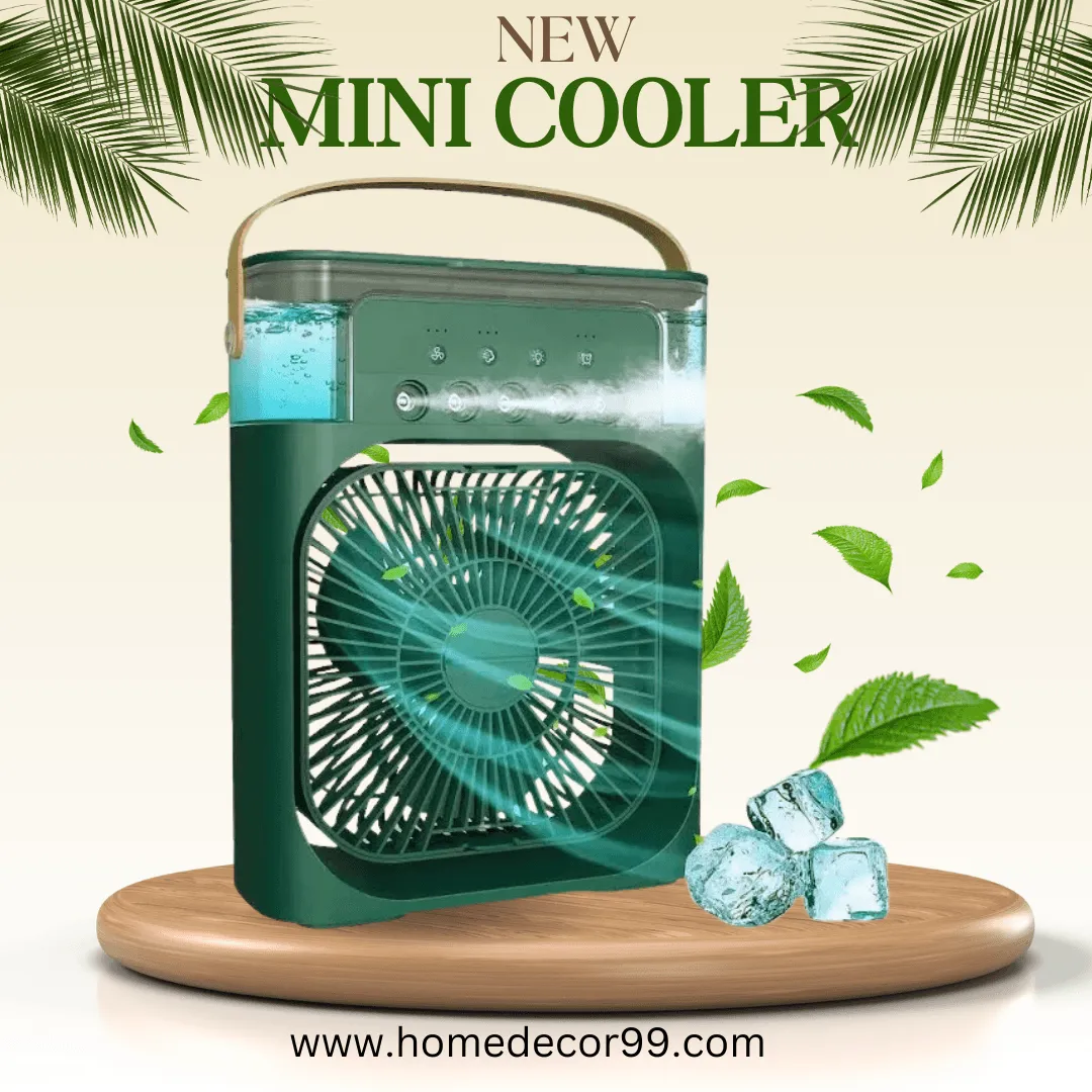 New Mini Cooler AC 3-In-1 Portable Mini Air Conditioner Cooler 2024