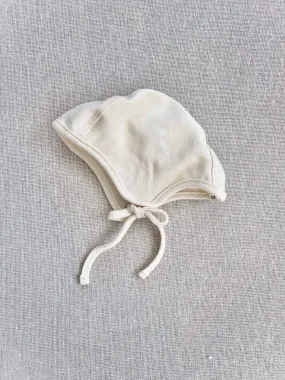 organic cotton bonnet - natural