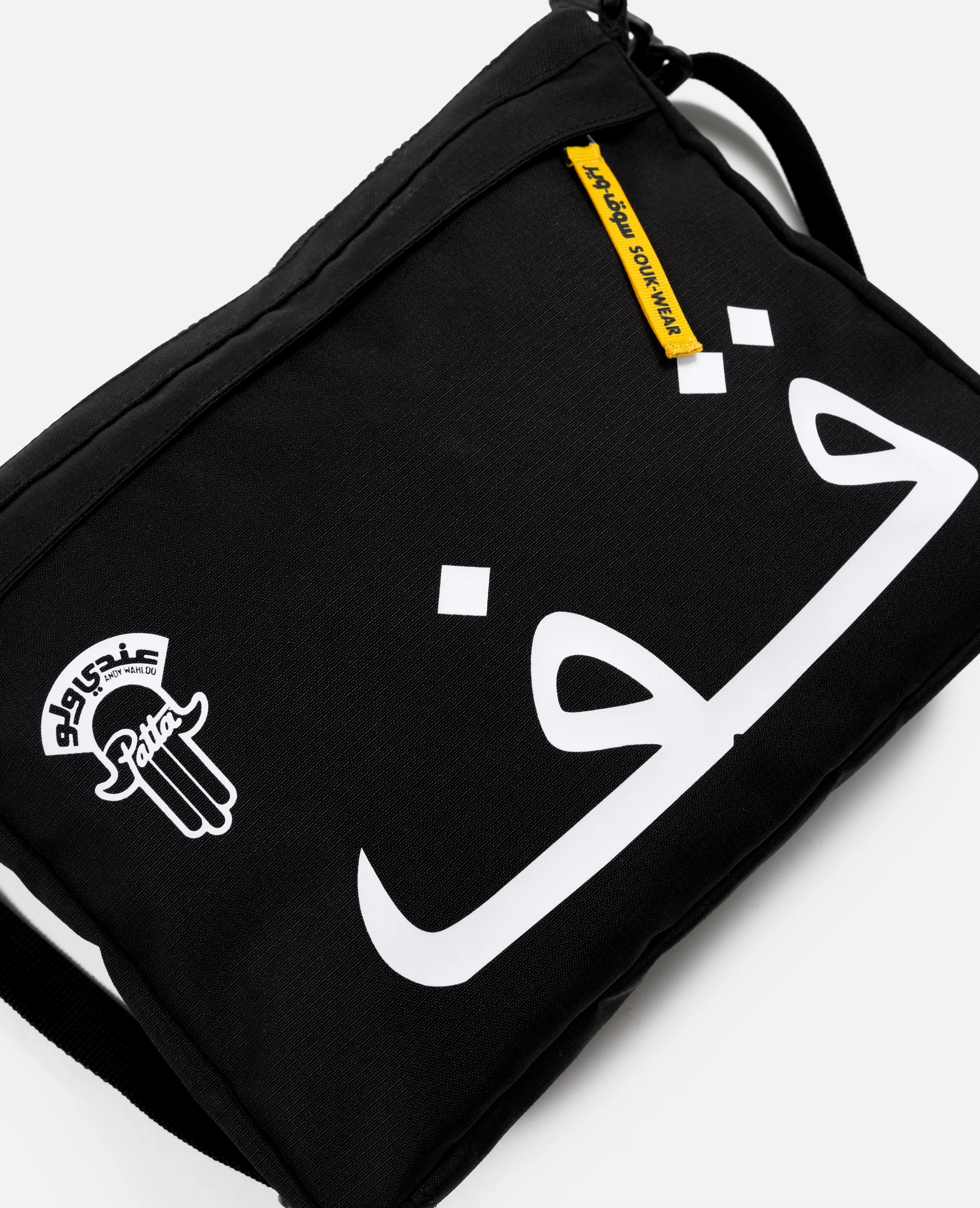 Patta x Andy Wahloo (Hassan Hajjaj) Shoulder Bag (Black)