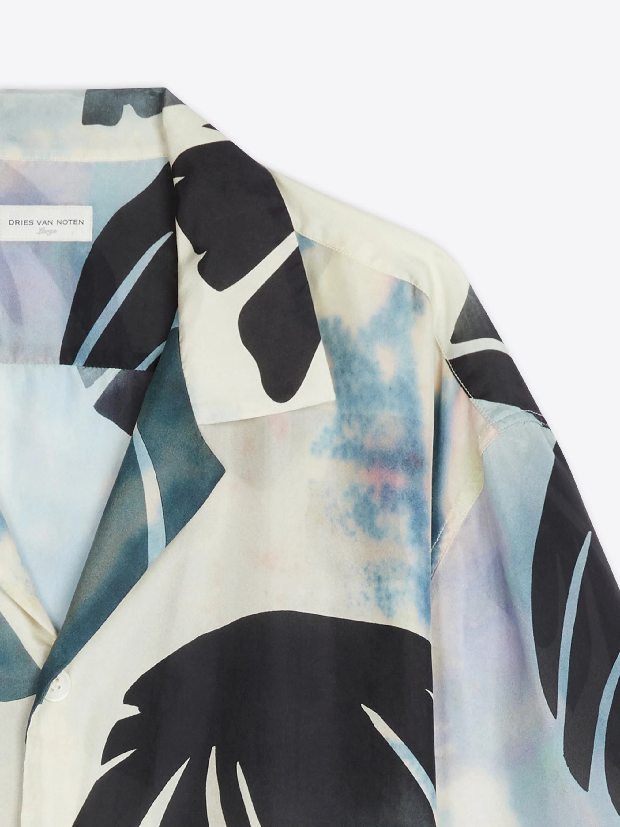 Printed silk shirt