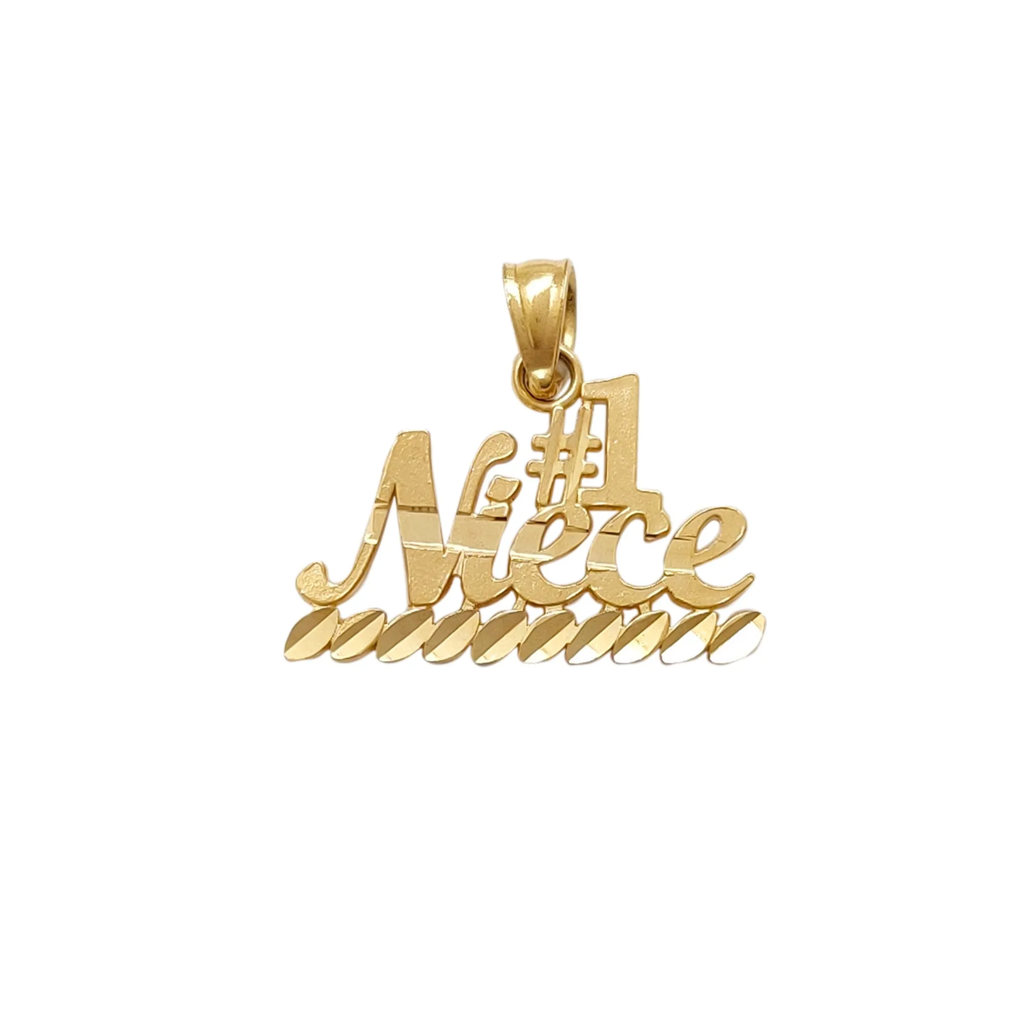 "#1 Niece" Pendant (14K)