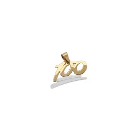 "100" Pendant (14K)