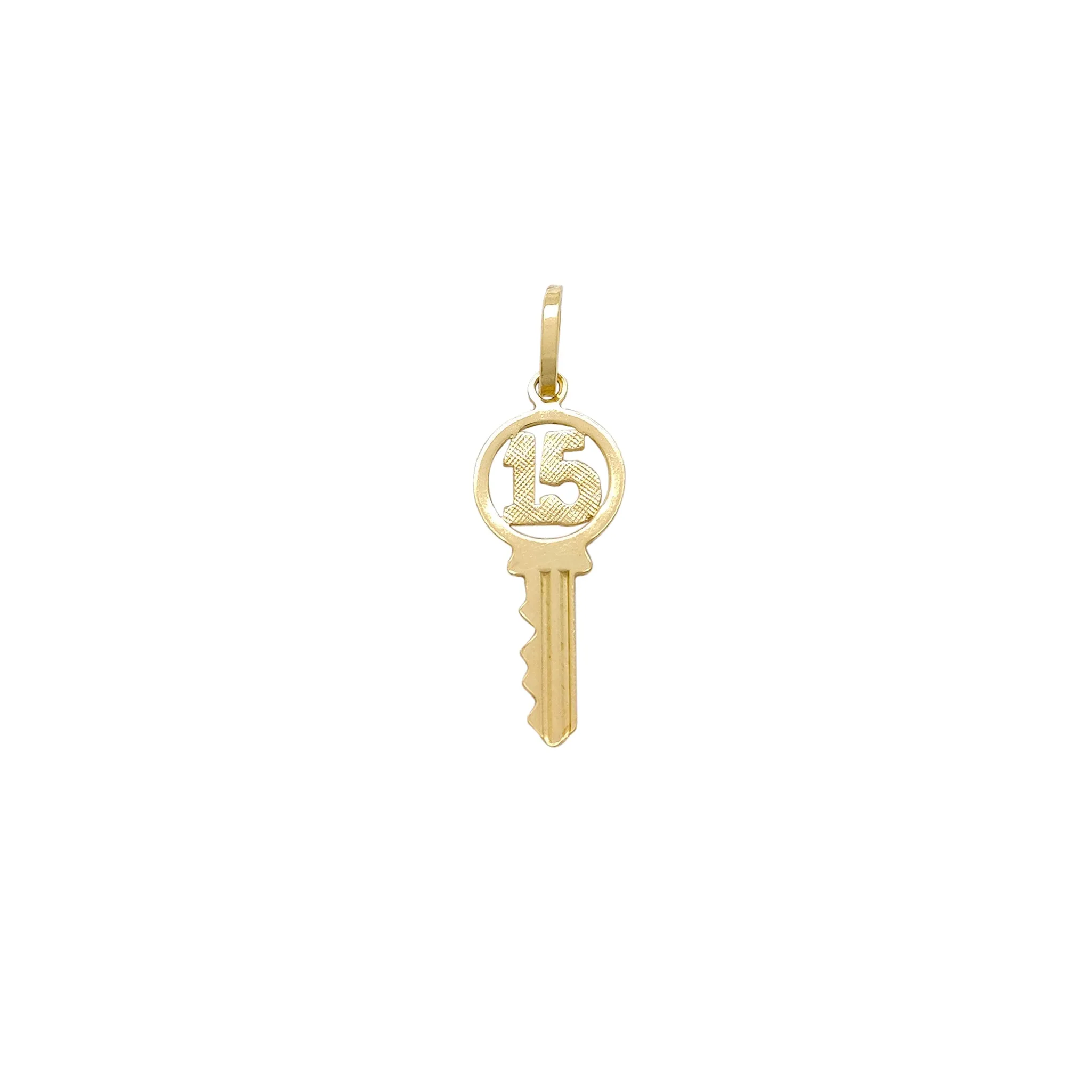 "15" Key Pendant (14K)