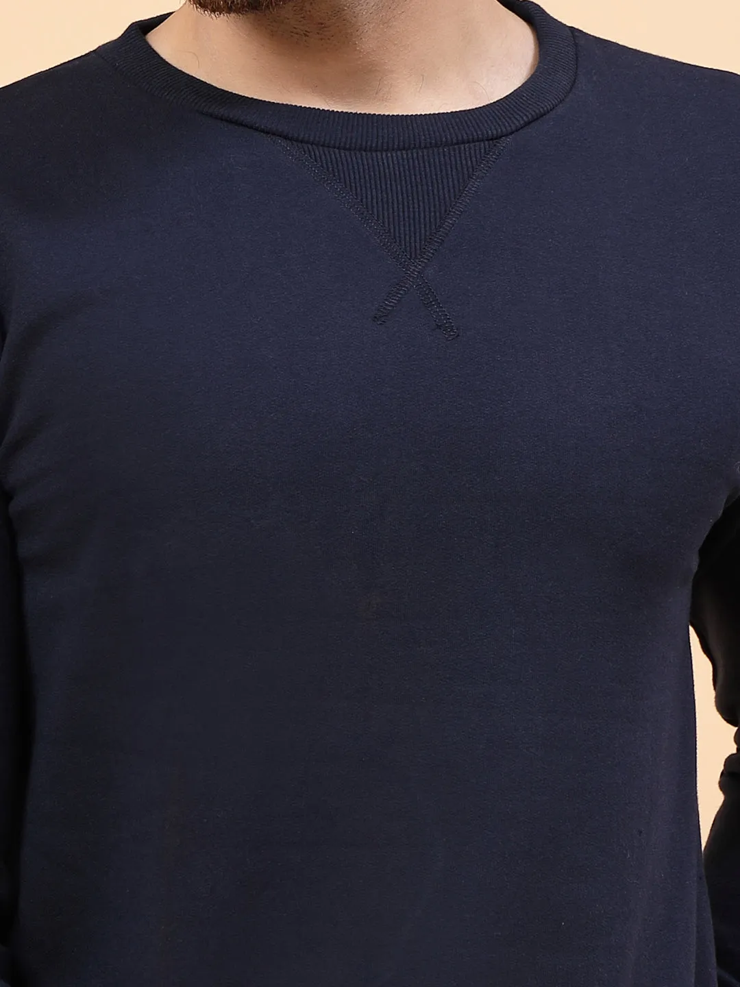 Round Neck Fleece Sweatshirt