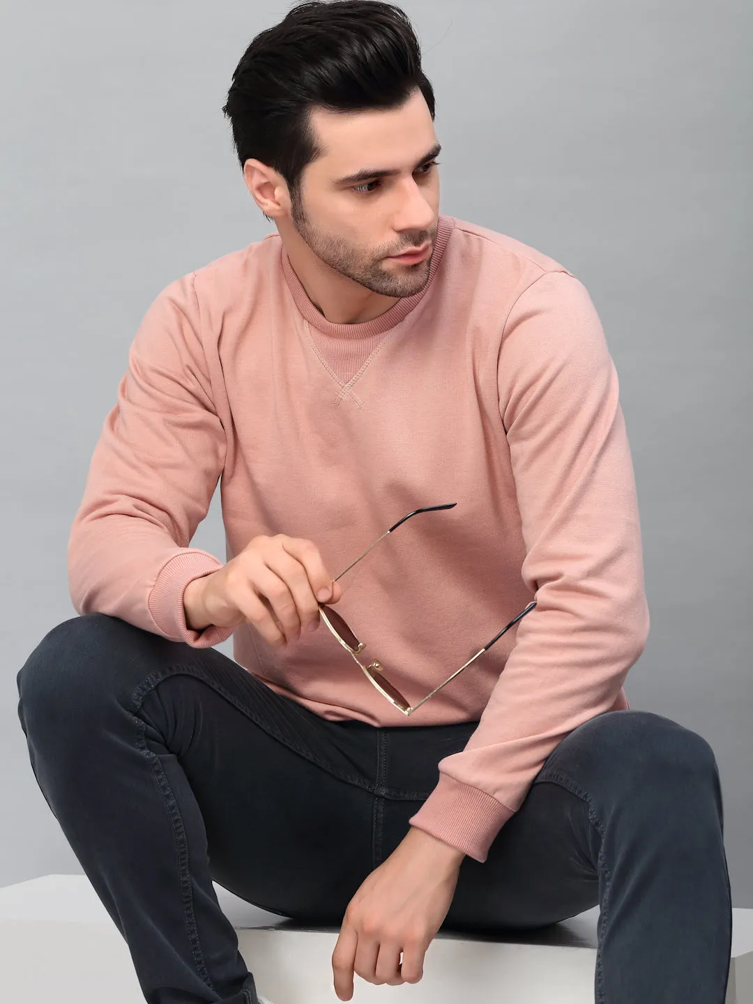 Round Neck Fleece Sweatshirt