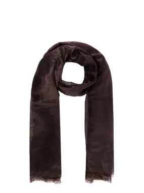 'S Max Mara Frayed Edges Scarf