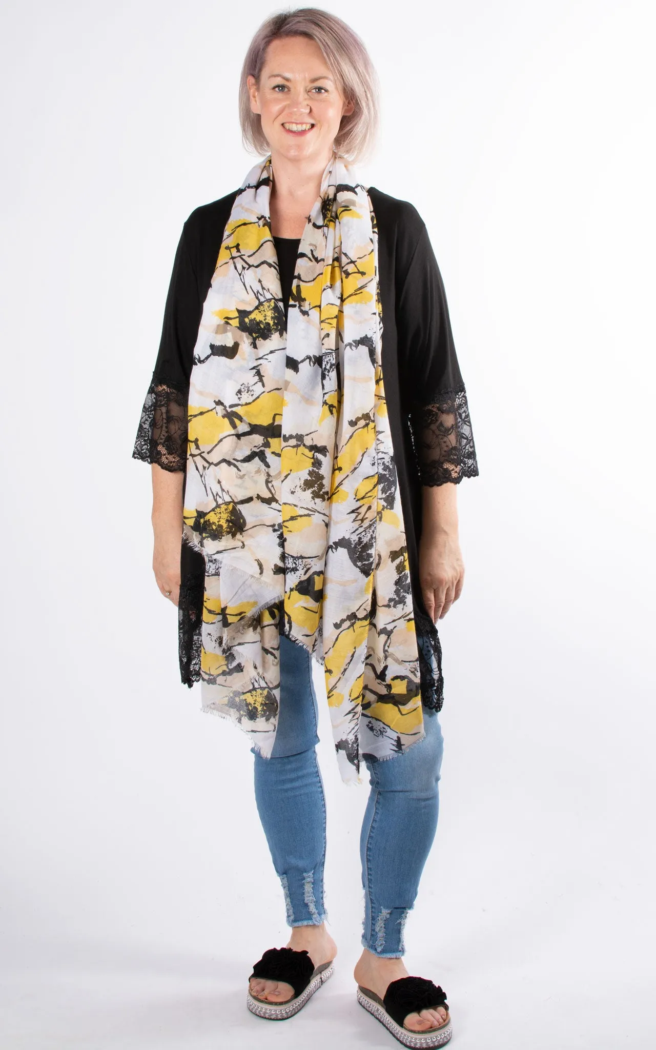 Scarf | Splatter | Yellow