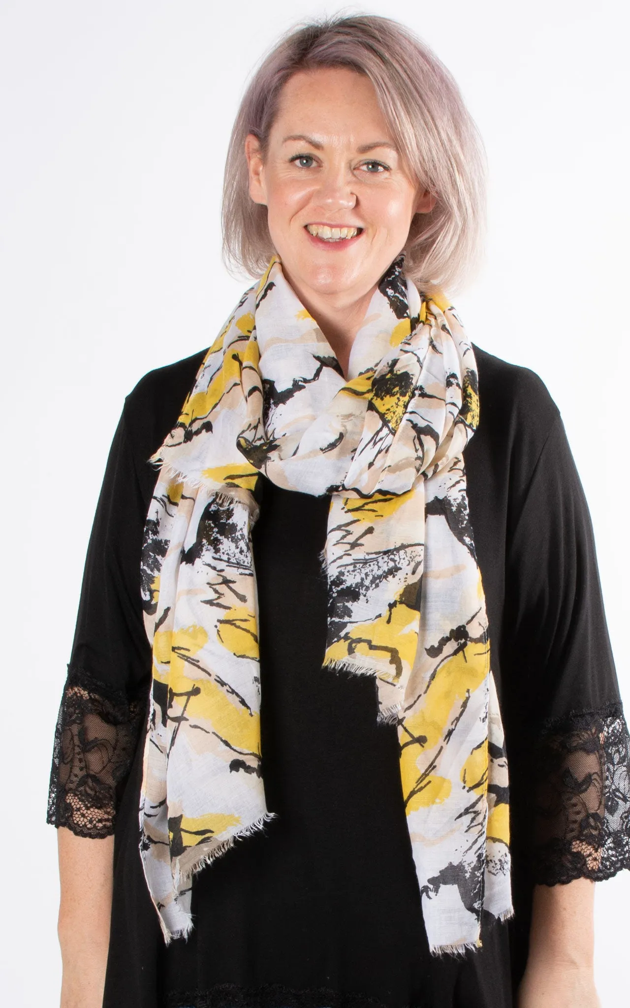 Scarf | Splatter | Yellow