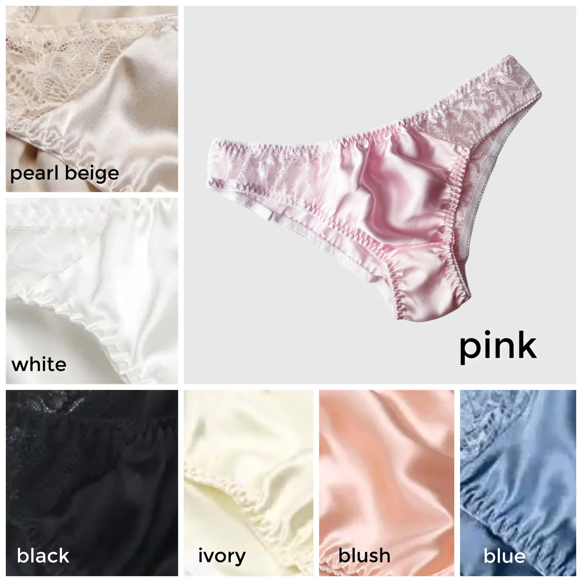 Silk cheeky bikini brief | 7 colors