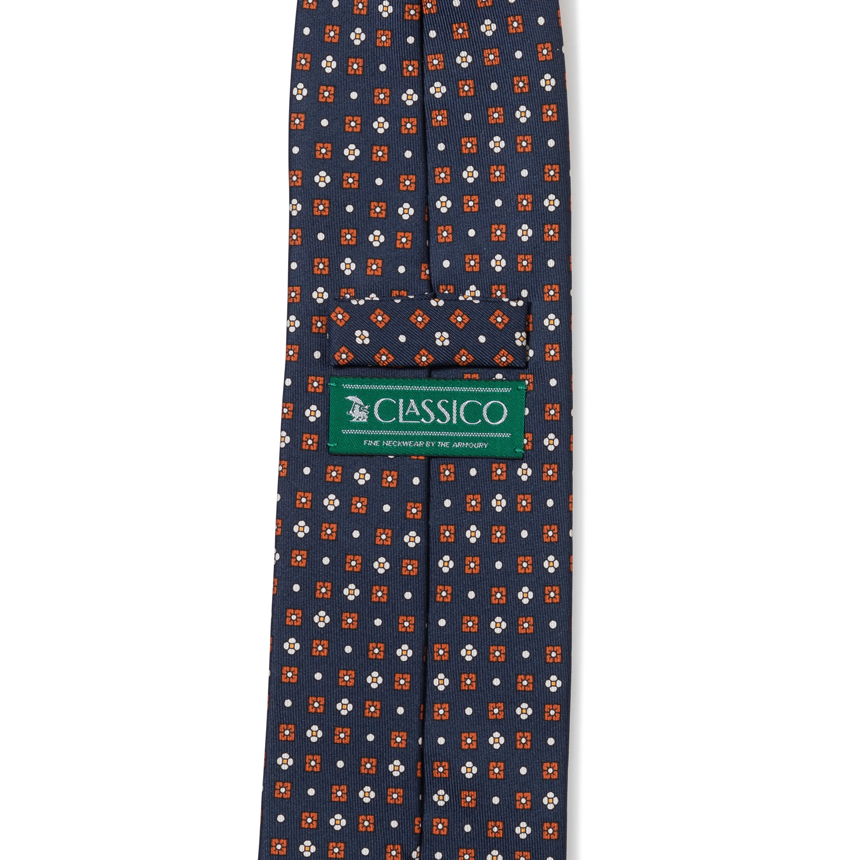 Silk Micro Floral Classico Tie