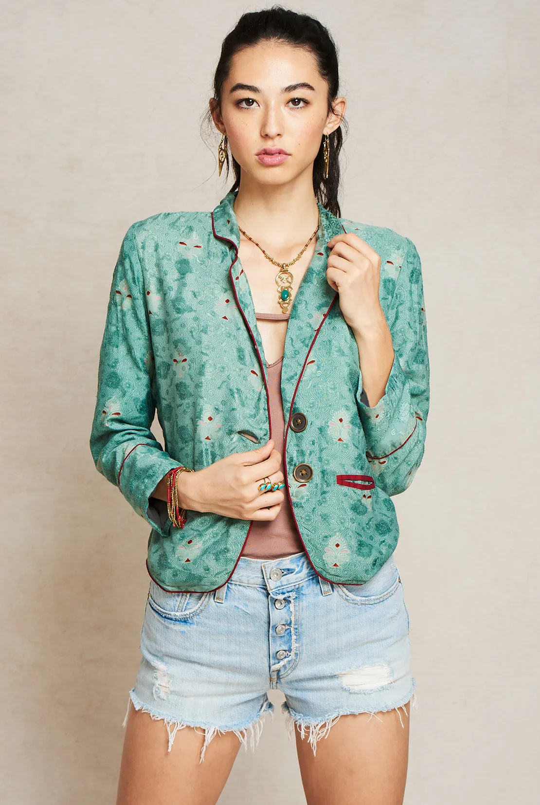 Silk Pajama Blazer