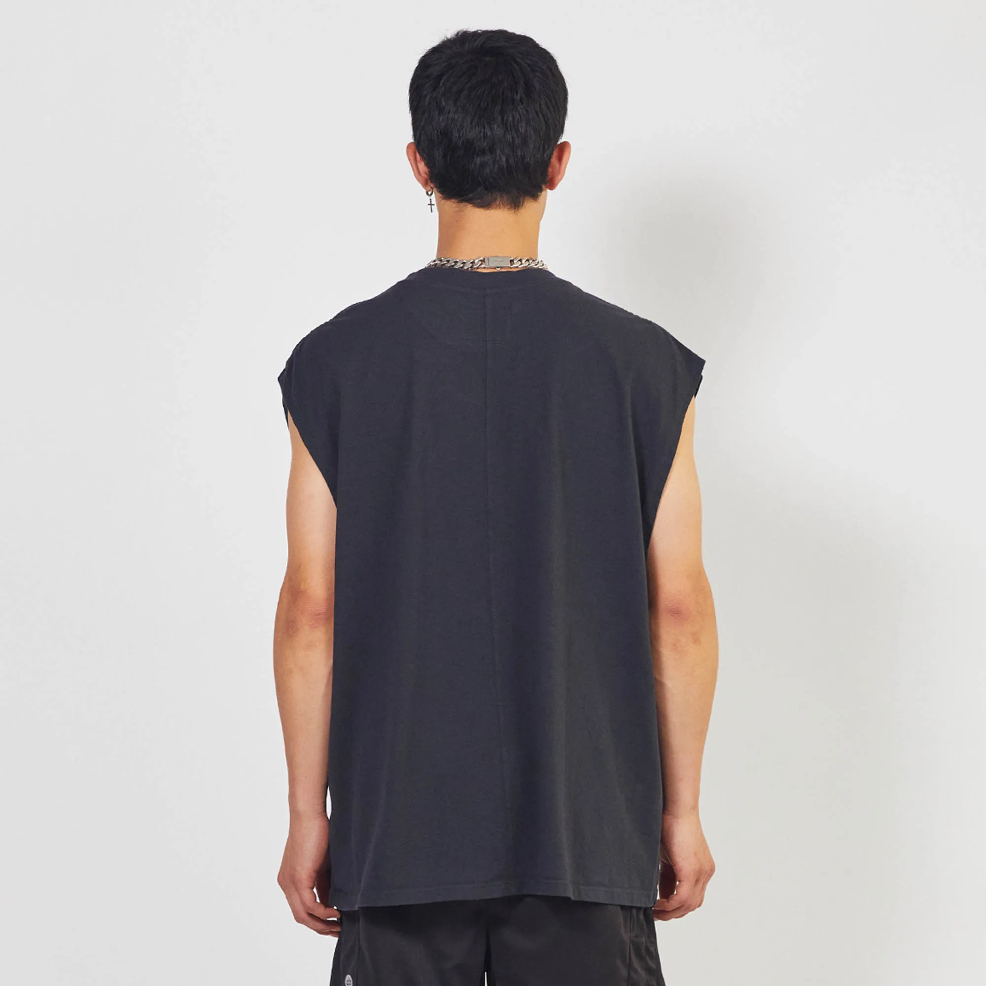 standard gym tank / washed black