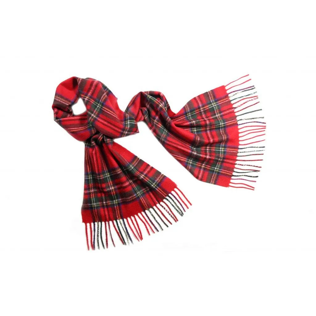 Tartan Cashmere Scarf | Pure Cashmere