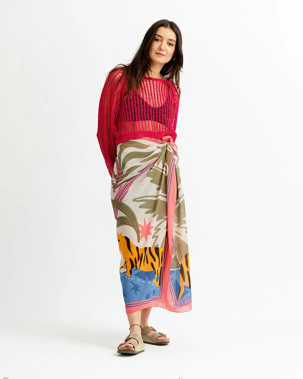 Tropical Jungle Maxi Flowy Wraps