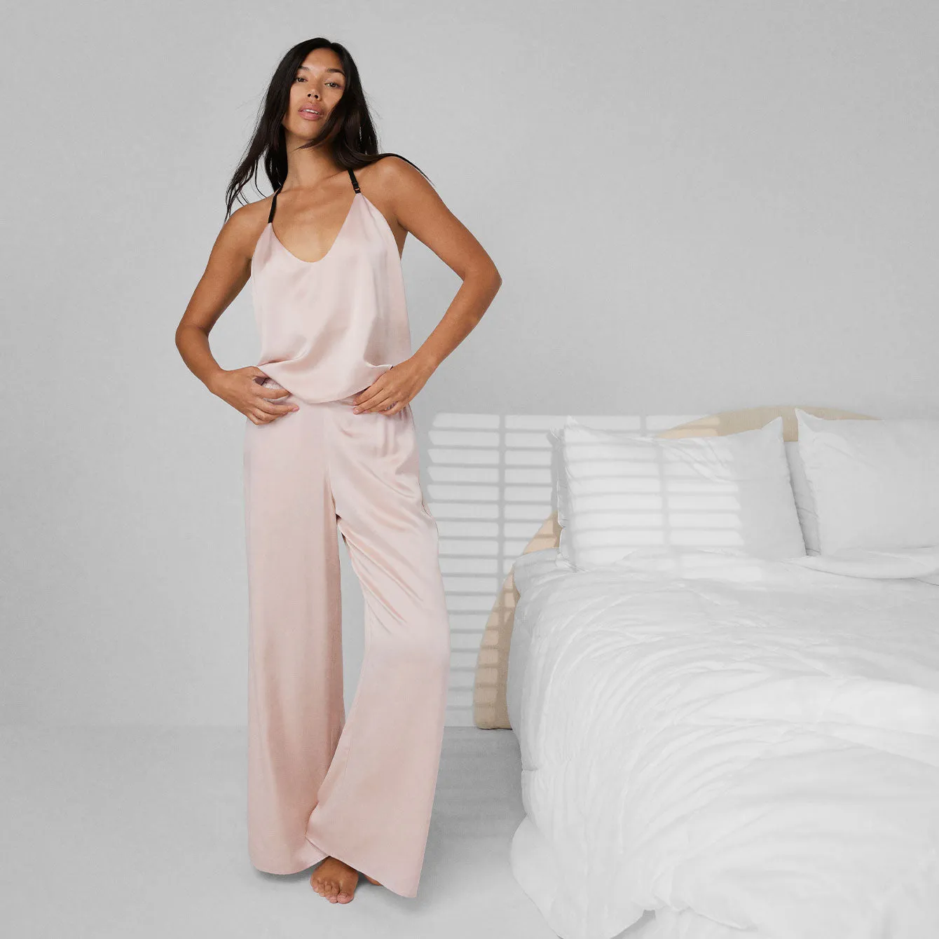 Washable Silk Cami Pant Set