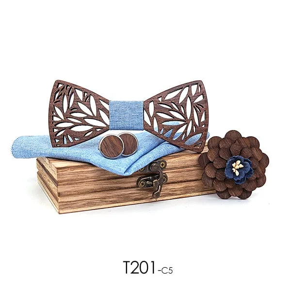 Winchester Wood Bow Tie Set