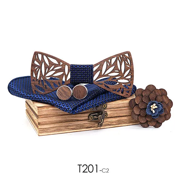 Winchester Wood Bow Tie Set